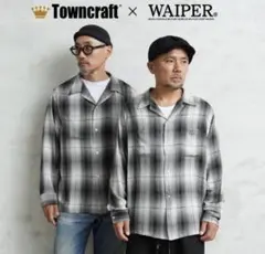 新品未使用WAIPER×TOWN CRAFT オンブレチェックシャツ