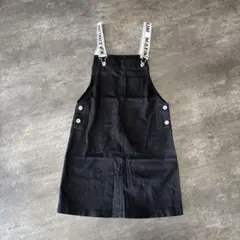 H&M DIVIDED ブラック サロペットスカート EUR 36