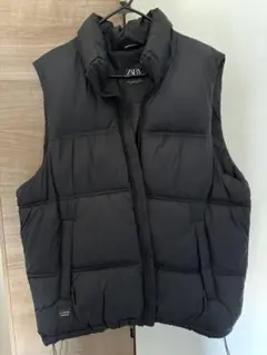 ZARA ベストジャケット ブラック M