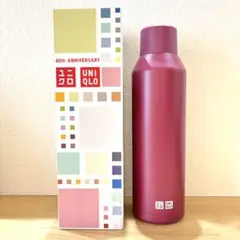 【未使用品】UNIQLO 炭酸対応ステンレスボトル 40周年記念 ぶどうソーダ