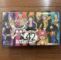 ワンピース ONE PIECE アートセット 42ピース 文房具　ルフィ　ゾロ