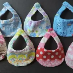 メルちゃん スタイ２枚セット（柄おまかせセット）