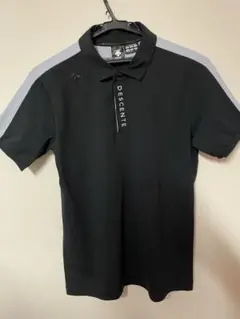 【超美品】DESCENTE GOLF ポロシャツ ブラック Mのサムネイル