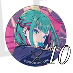 プロセカ 初音ミク グリッター缶バッジ グリ缶 50c レオニ