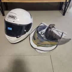 SHOEI X-fourteen ホワイト ミラーシールド Mサイズ 美品 - メルカリ