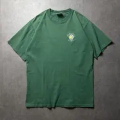 USA製　00s マスターズ　ワンポイント刺繍ロゴ　ゴルフ　オーガスタ　緑　S