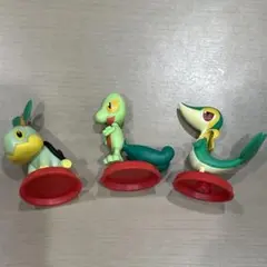 ポケットモンスター　チョコエッグ　旅立ちの3匹 キモリ　ナエトル　ツタージャ