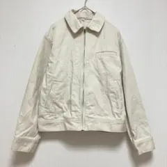 【ユニクロ】UNIQLO ジャケット キッズ用150 ジッパー付き アイボリー系