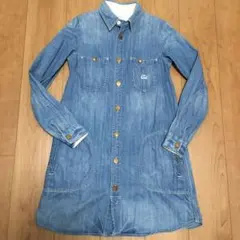 URBAN RESEARCH購入＊Lee＊ヴィンテージ風デニムシャツワンピ＊M