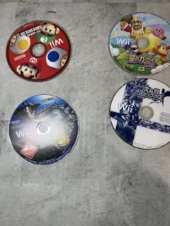 Wii ソフト ディスクのみ 4枚セット　ジャンク
