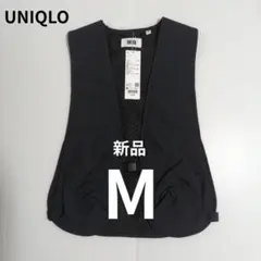 新品　ユニクロ　ユーティリティベスト　ブラック　M