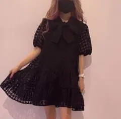 onespo ハウンドトゥースワンピース