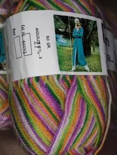 Fifrelins マルチカラーヤーン 50g7巻