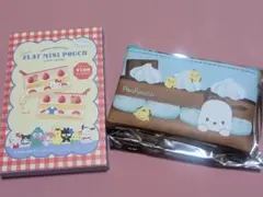 サンリオキャラクターズ　シークレットフラットミニポーチ　ポチャッコ
