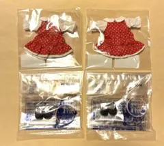 お人形教室　ミキちゃんマキちゃん　ドレス　ワンピース　赤　リカちゃんキャッスル