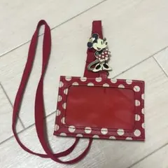 【Disney ディズニー】ミニーマウス パスケース　カードケース