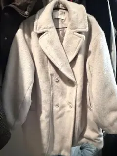 Chico シャギーダブルミドル丈コート