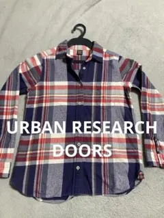 ◉URBAN RESEARCH DOORS 長袖チェックシャツ◉