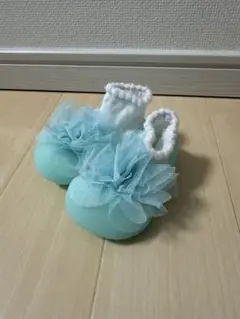 アティパス　ソックスシューズ　ミントグリーン　11.5cm