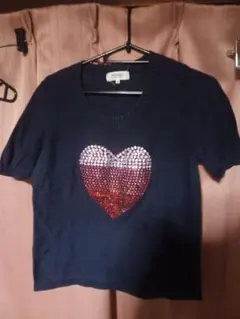 SONIA RYKIELソニアリキエル ハートストーンTシャツ 38のサムネイル