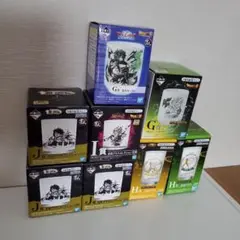 一番くじワンピース　一番くじドラコンボール　グラスセット