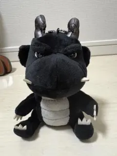 DANCE WITH DRAGON ちびドラぬいぐるみエコバッグ（黒）