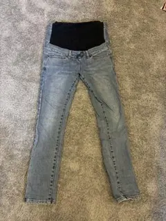 【セット】EDWINマタニティデニムパンツ/UNIQLOマタニティチェックパンツ