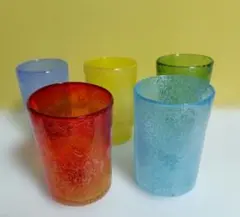 琉球ガラス　カップ　タンブラー 5客