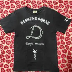 DEGEAR グラフィックプリント Tシャツ ブラック　Ｍサイズ 　中古品