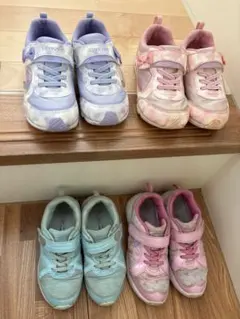 ムーンスター　LUVRUSH 瞬足　スニーカー 19cm