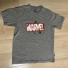 ユニクロ　MARVEL キャラクターTシャツ グレー 2018 Lサイズ