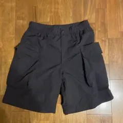 【UNIQLO】 パラシュートカーゴショーツ 黒 Ｍ ブラック メンズ パンツ