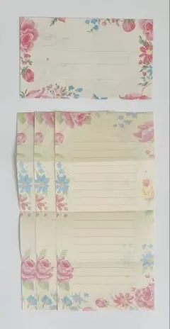 レターセット　花柄