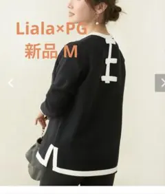 Liala×PG リアラpg リボン付きニットカーディガン M - メルカリ