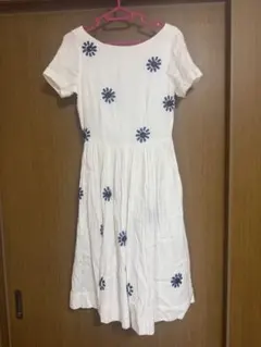 ケイトスペード kate spade デイジー刺繍 ワンピース 半袖 サイズ0