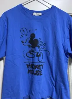 新品⭐︎お得です。Disney ミッキーマウス Tシャツ 青