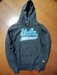チャンピオン　赤タグリバースウィーブ　フーディー　UCLA