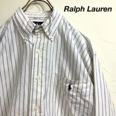 Ralph Lauren ラルフローレン ビッグシャツ ストライプ BDシャツ