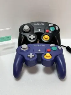 【メンテナンス済】ゲームキューブ コントローラー バイオレット　クロセット