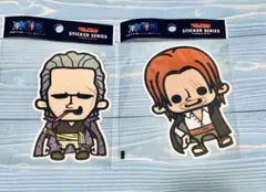 ワンピース　パンソンワークス　ベックマン　ステッカー　シャンクス