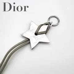 【美品✨】Dior ノベルティ 星型レザーキーホルダー　チャーム