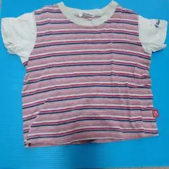 familiar ストライプ Tシャツ 100cm