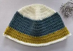 ビーニー　ニット帽　クロシェハット クラッシャーハット　バケットハット