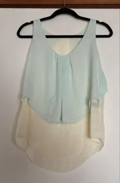シフォン　トップス　タンクトップのサムネイル