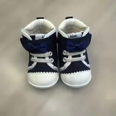 ホットビスケッツ ネイビー ベビーシューズ11.5