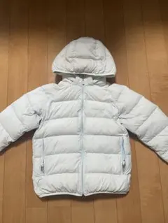 モンベルネージュダウンパーカーライトグレー150cm