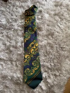 [美品]GIANNI VERSACE スワールパターン ネクタイ