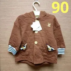 ⭐️年末セール⭐️【新品】キルティング フード付き　ジャケット　90　上着