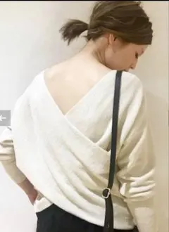 新品Deuxieme Classe シルクアサBack cross プルオーバーのサムネイル