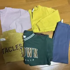 長袖カットソー 、パンツ5点まとめ売り　100